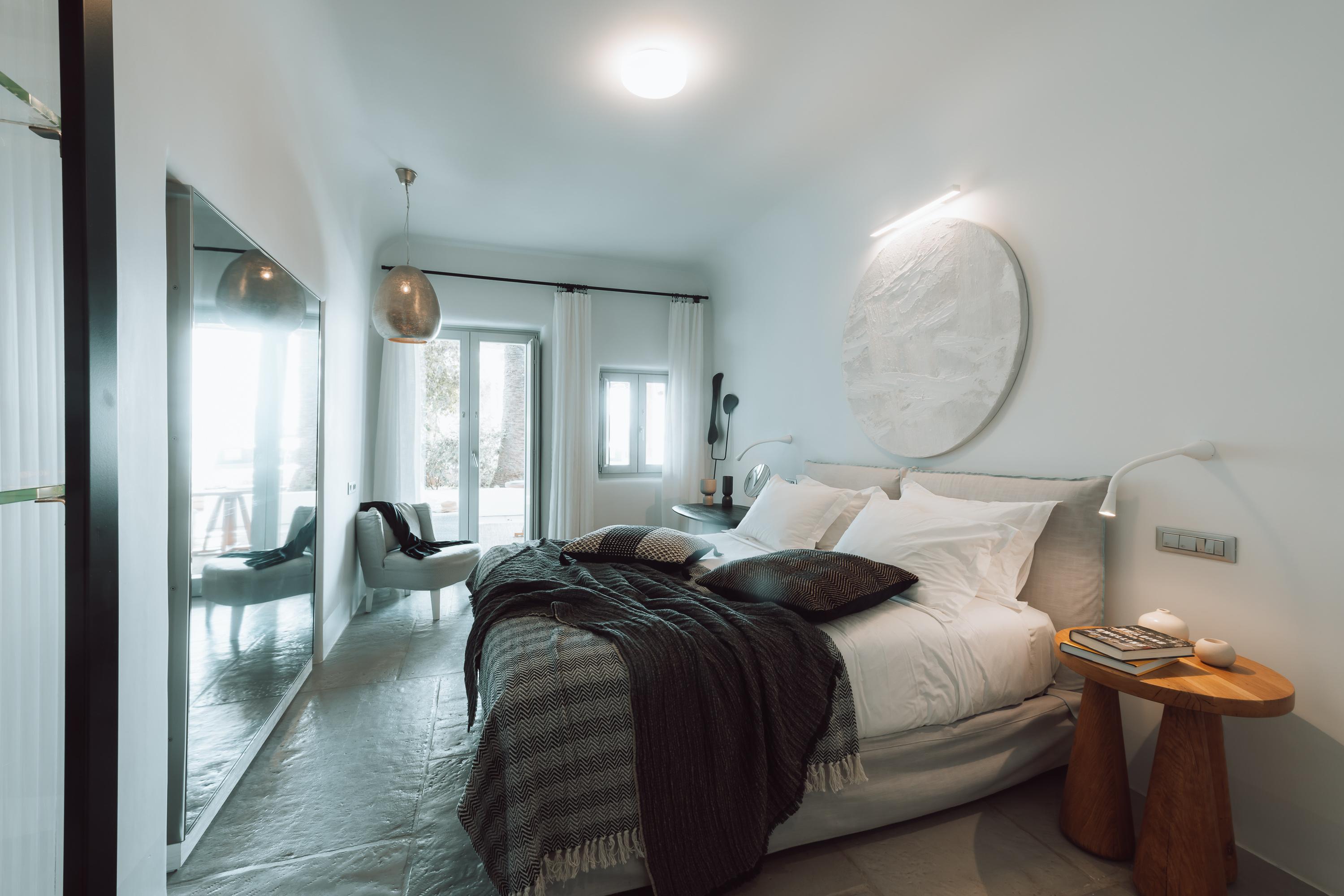 فندق ميكونوس آموس - فنادق صمول لكجوري أوف ذا وورلد أورنوس المظهر الخارجي الصورة A bedroom at the hotel
