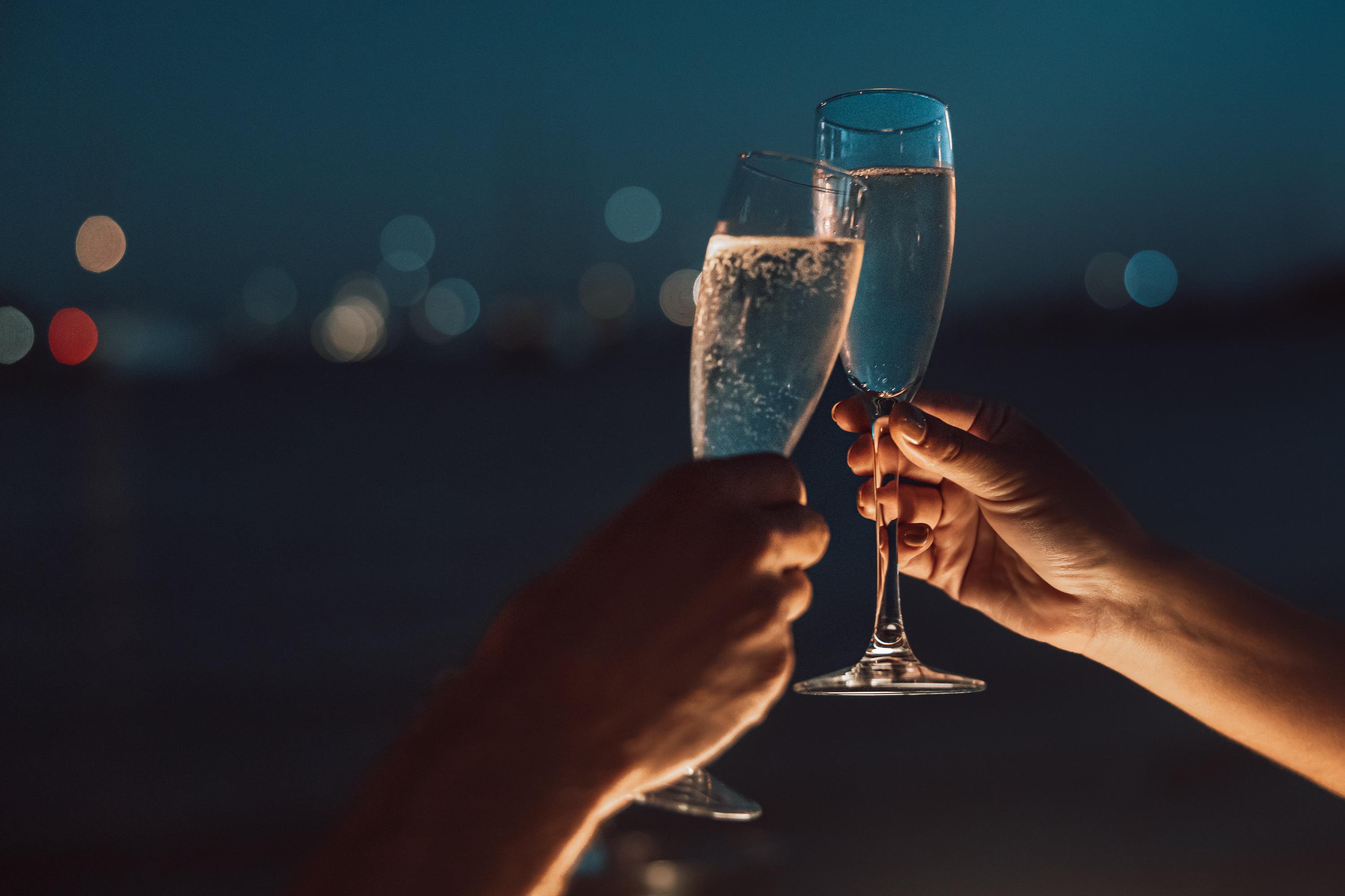 فندق ميكونوس آموس - فنادق صمول لكجوري أوف ذا وورلد أورنوس المظهر الخارجي الصورة Champagne flutes